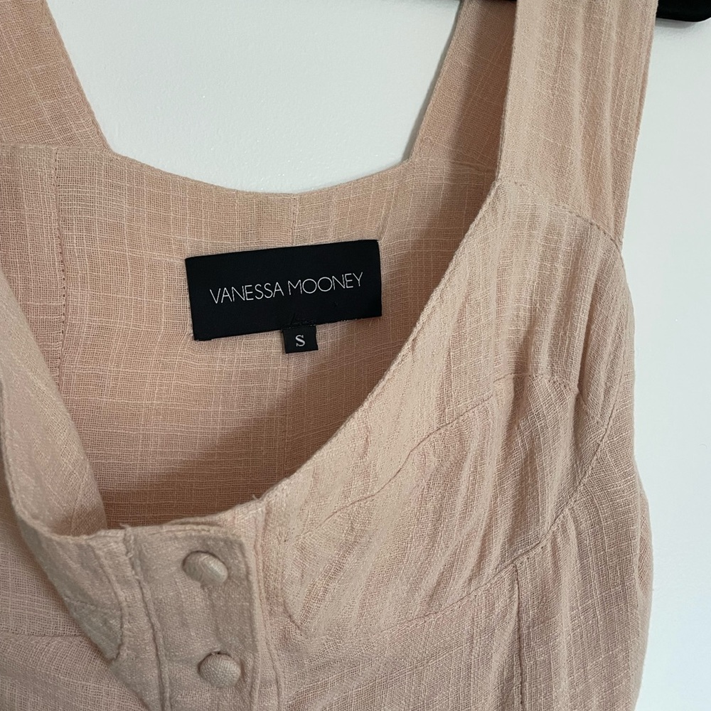 Vanessa Mooney Elisabeth Romper Linen Small Free People Anthropologie - Picture 3 of 5